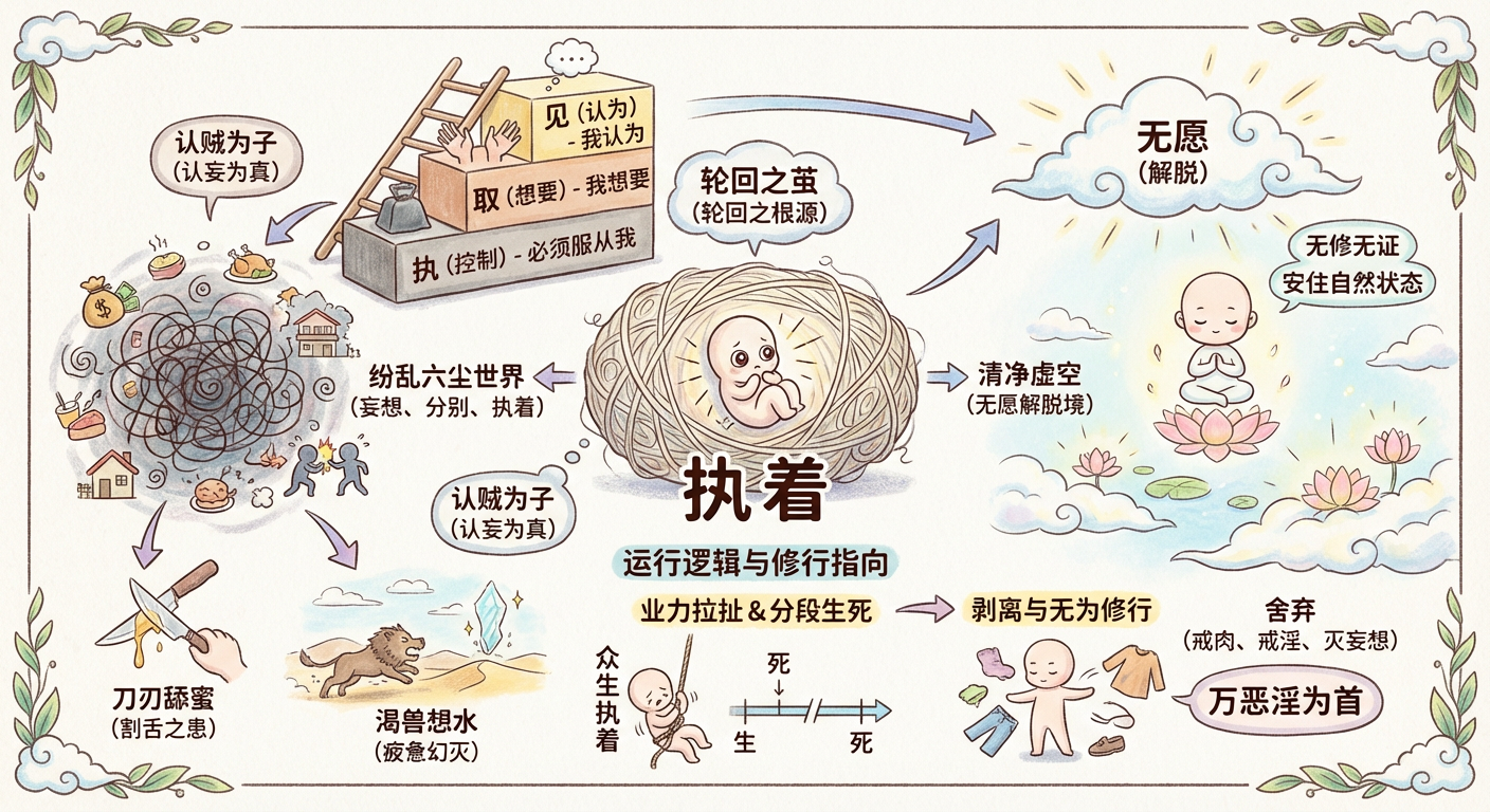 執著(四) - 心性修行圖解